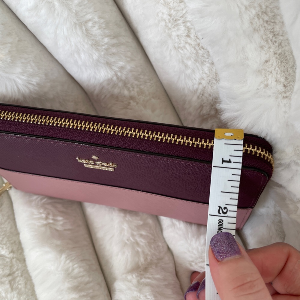 Kate Spade Laurel Way Large Continental Wallet Color Block - Picture 7 of 8